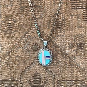 Sterling silver Navaho pendant